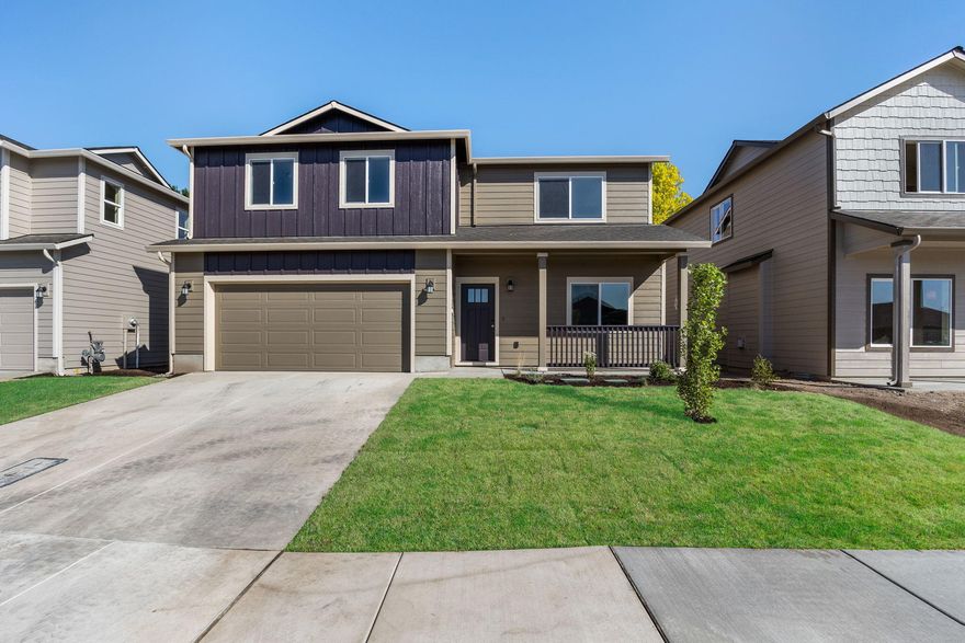 Move in Ready! Affordable luxury built in the Stoneridge Terrace Community w/ miles of trails nearby! Spacious living both inside & out this Great Room plan. Open kitchen features plenty of cabinetry & prep space on the slab Quartz counters. Full height designer tiled back splash, breakfast bar and SS appliances. Main living spaces offer luxury vinyl plank flooring, tons of natural light and plenty of room for gathering or entertaining. Spacious Owners Suite w/ walk in closet, dual vanities & enclosed toilet area. Three additional spare bedrooms share a full bath. Laundry room + additional half bath located on the main level. Double car garage, fully fenced, landscaped w/ sprinklers and complete w/ rain gutters. A/C is included. Don't miss this one! Inquire about other floorplans in this neighborhood, still time to pick interior color packages on some!