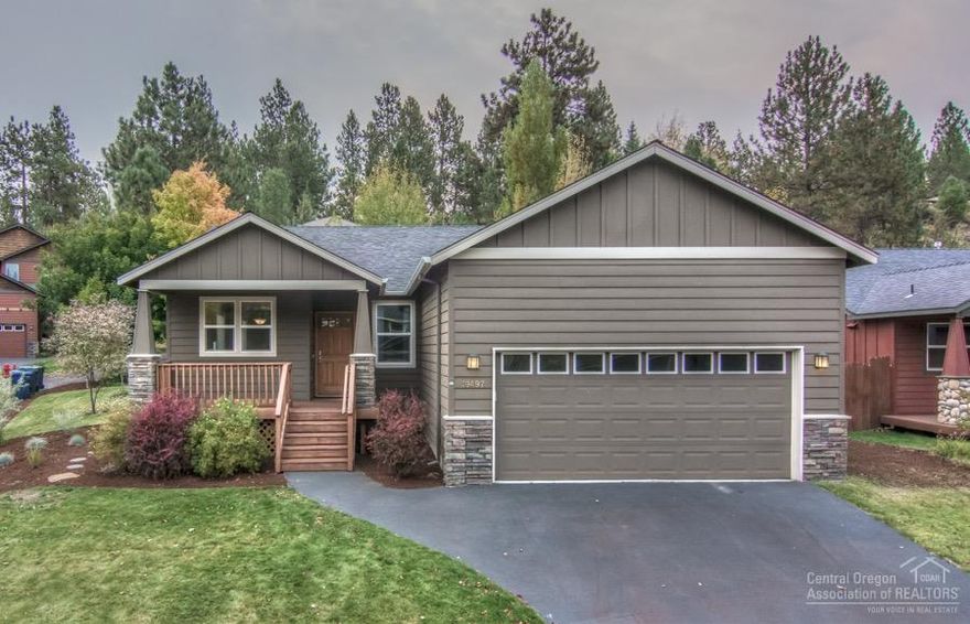 Come see this lovely, single level, well maintained home, on a corner lot in SW Bend. Inviting floor plan with gas fireplace to keep warm in the winter. Enjoy the AC in the summer. 3 beds and 2 baths. Third bedroom is currently used as an office with french doors. Down the street is Haul Trail for walking/hiking. Located just minutes from Downtown, The Old Mill, Deschutes River Trail, Widgi Creek golfing, and Phils Trails. Just off of Century Drive, 20 mins to Mt. Bachelor. Call today for a showing.