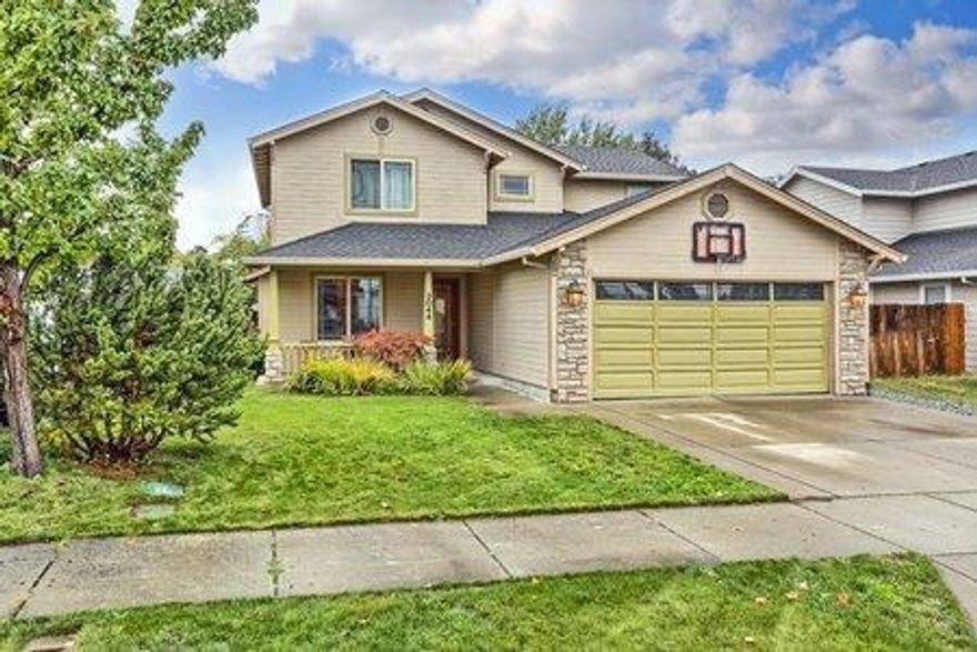 Covered front porch to glass door and wood floor entry. Gas fireplace on raised hearth with stone surround and wood mantle in living room. Kitchen features island with eating bar & microwave hood plus lots great cabinet storage. Main level bedroom/office. Spacious master suite offers large walk-in closet, linen cabinets, double sink vanity & large walk-in shower. Guest bathroom has extra linen storage plus cabinet/linen storage in hall. Indoor laundry room has extra cabinet storage, sink & counter. Covered back patio. Fenced yard with storage shed. Small RV parking. Short distance to Abraham Lincoln Elementary school.