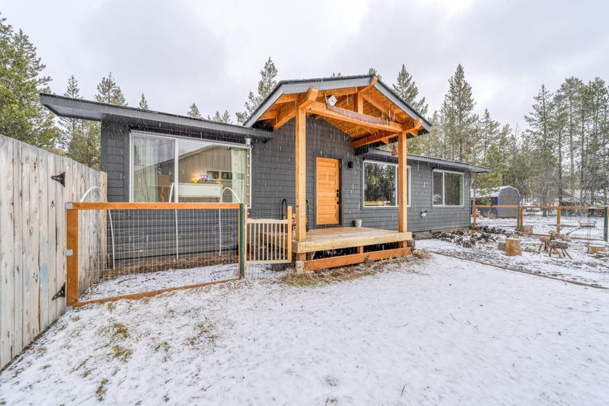 Fall in love with this charming, recently renovated home on a large lot in a quiet neighborhood. Oregon Water Wonderland is a desirable community with a private boat launch and borders nearly 40 acres of Deschutes National Forest and the Deschutes River. Just minutes from Sunriver with easy access to Bend and all that Central Oregon has to offer. The home has been updated from top to bottom. A few of the many improvements made in 2019 include but are not limited to a new roof, window, trim and doors, new flooring, soft close cabinets, quartz countertops, woodstove and so much more. Contact your real estate agent for a full list. The large .5 acre lot with mature trees, garden area and fire put is fully fenced and ready for your imagination. Come make this wonderful house your home.