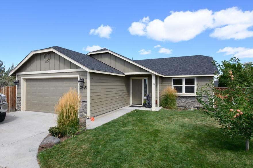 A huge .2 acre corner lot at the end of the cul-de-sac welcomes you to this 3 bedroom 2 bath Hayden built home. This property offers a blend of modern comfort and natural beauty along with amazing outdoor space. The interior is thoughtfully designed to maximize space, with vaulted ceilings and a great open floor plan, it feels much larger than its footprint. Step into a world of culinary delight with new appliances, including a gas range, and Dutch door refrigerator. Ample built-in storage keeps your living space organized, while the allure of relaxation awaits in the hot tub. Outside, a well-designed backyard, that backs to the canal beckons, complete with a soothing koi pond, a rock waterfall, and a huge storage shed. With the added convenience of RV parking, and only a short distance to Diamond Bar Ranch park. This home would also make a great STR with proximity to Smith Rock and everything Redmond has to offer. Motivated sellers - call your favorite REALTOR today!