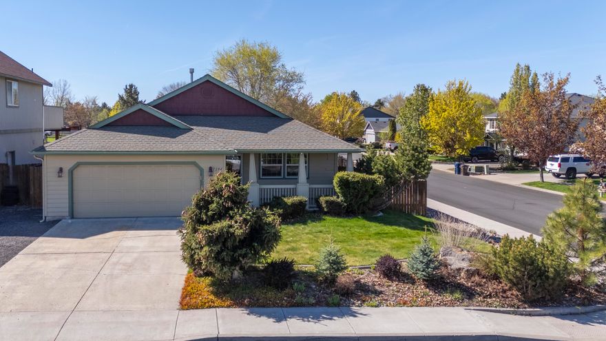 Welcome to this Beautiful, Move-In Ready Single-Level Home! This well-maintained home sits on a large corner lot, offers RV parking & backs up to Quince Park, offering both privacy & open views. Step inside to vaulted ceilings & a spacious living room with a cozy gas fireplace. The adjacent kitchen/dining/gathering room features durable Pergo flooring, a large breakfast bar & an abundance of cabinetry. A sliding patio door opens to an expansive patio overlooking the park, creating a perfect indoor-outdoor flow. The oversized primary suite boasts a walk-in closet, double sinks & a tub/shower combo. Outside you'll find a fenced backyard, a 12x12 storage shed & room to park up to a 48ft RV. The refrigerator & large capacity washer & dryer are included in the sale. This home is a rare blend of comfort, functionality & location. Seller is offering $10,000 towards buyer's rate buy-down or buyers lender's allowable closing costs/prepaids.