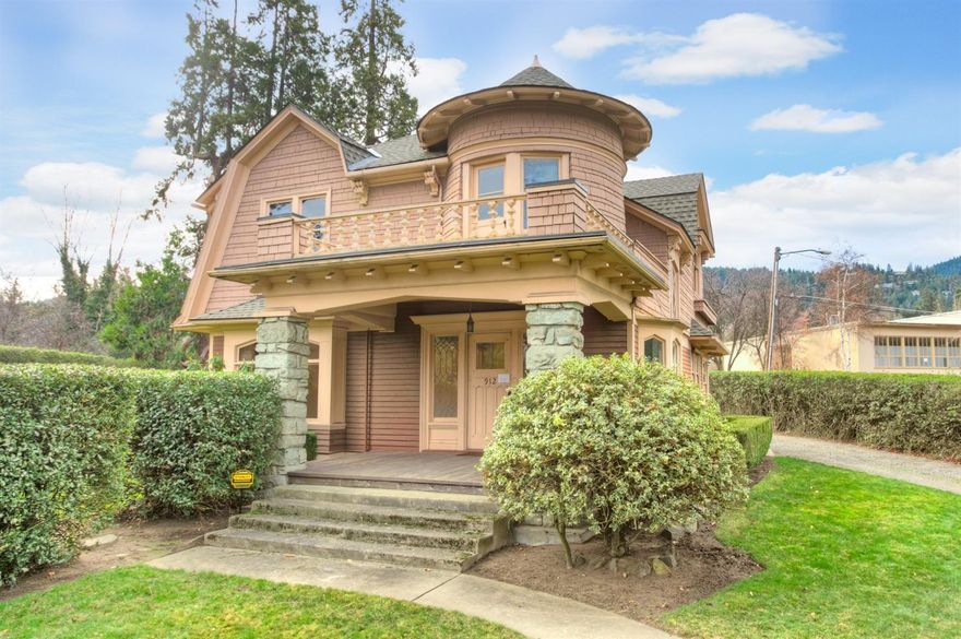 A Piece of Ashland History! This historic Ashland home was designed by Frank C Clark for himself in 1904. It was purchased by the current owners grandfather, George Taverner who played a prominent roll in Ashland history,in 1907. Many parties were held in this home for the original actors and supporters of the Shakespeare Festival. The majestic looking home sits on .34 of an acre right in the heart of town. The setting is extraordinary with lots of beautiful spaces to enjoy. It is certainly livable as is but this would also make a wonderful restoration project for someone! A history of the family is attached to this listing. If you are an Ashland history buff you will enjoy reading it.