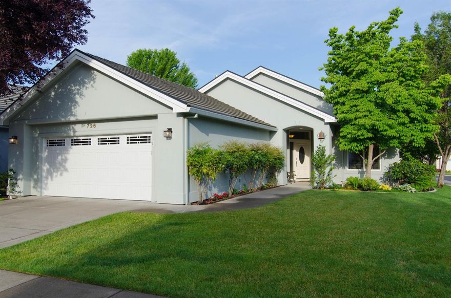 Spacious Cascade floor plan enlarged to 1735 sq ft with bonus room. Beautifully and tastefully updated and upgraded throughout. Newer top quality amenities such as beautiful Mannington wood flooring, large open kitchen with granite counter tops, stainless steel appliances, both full bathrooms have custom tiled counter tops & sinks, the guest has a combination tub/shower while the master has an over-sized tiled shower with frameless glass doors, and on, and on... Homes don't become available often in this highly sought after gated community, and especially as nice as this one, so don't wait - call for an appointment now! Offered at only $300,000.