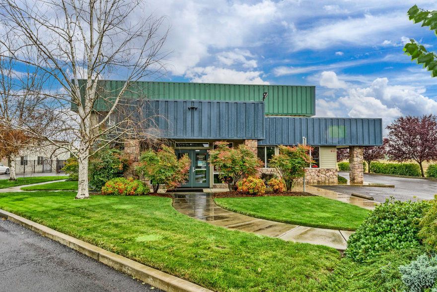 Well located office warehouse type building with good visibility to Highway 62.  The building was originally built for Seller for their business.  The building consists of a reception area, 7 plus private offices, conference room, file/work room, multiple rest rooms, 2 large warehouse areas with roll up doors paved parking area and fence yard area in the rear of property with large landscape area. The building also has an elevator.  The interior finishes are above those normally used in this type of building. Most of the private offices have widows, so natural light is abundant.  The building is currently leased on a month to month, but the Seller understands the Tenant would be interested in a long- term Lease.  This situation would allow for a potential owner occupant or an investor. The building is also demised in such a way that multiple tenants could occupied the building.