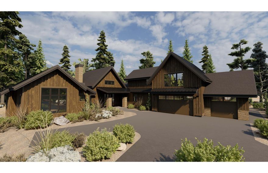 Experience timeless design and modern mountain living in this 4-bedroom home in Caldera Springs. Blending classic Northwest contemporary style with a spacious, thoughtful layout, this home offers effortless comfort and sophistication. The open main level features the great room, dining area, kitchen, and three en-suite bedrooms — perfect for both everyday living and entertaining. Highlights include knotty alder cabinetry, quartz countertops, a natural gas fireplace, and walls of windows that fill the space with light. The primary suite evokes a spa-like retreat, with elegant finishes and serene forest views. Upstairs features the 4th bedroom, ideal for bunk room, a spacious bonus room and full bath. The west-facing covered patio overlooks mature ponderosas, creating the perfect outdoor gathering space. 3-car garage. Exclusive access to Caldera Springs amenities-9-hole golf, Forest House, Quarry Pool & Fitness, Lake House dining, trails, pickleball & more. Schedule a private tour today