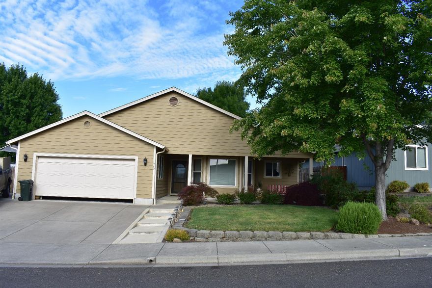 This cream puff property has it all. Excellent like new condition inside and out. The kitchen is huge and made for those who love to cook and entertain. A spacious master bedroom, large walk-in closet, and slider to the beautiful and private back yard. Great room floor plan with fireplace, nice sized 2nd, and 3rd bedrooms. My favorite is the professionally landscaped back yard with covered patio, apple, and a pear tree. Oversized R/V area which is concreted and even a nice storage shed.