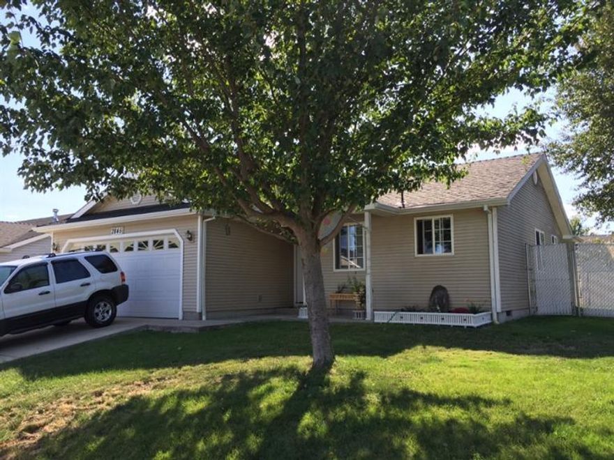 Darling home in a darling neighborhood! This home is a true gem! The home boasts a light and bright living room with vaulted ceilings, a slider out to the back-yard patio, nicely manicured yard, and a split floor-plan. The master suite has a walk-in closet and full bath. The guest bedrooms are both nicely sized. 2 car attached garage. The home has been well cared for and is perfect for a first-time home buyer or investor. Home is eligible for USDA 100% financing.