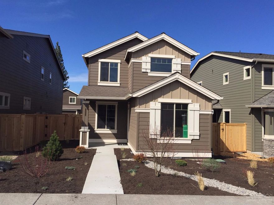 New Pahlisch Homes quality construction. Solid quartz countertops, Knotty Alder cabinetry, gas fireplace. 3 bed, 2.5 baths, den, upstairs loft area situated nicely on a corner lot in The Bridges. Open floor plan with great room, dining and kitchen easily accessed for gathering. Master suite with walk-in closet, utility room on the second level. Superior community amenities just a short walk from your door: trails, pools/gym/clubhouse. Photos of similar home, actual specs will vary. Colton-2-A-1638-2