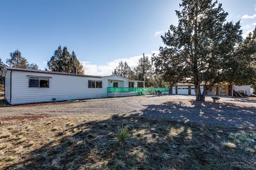 Nicely maintained property in a private setting.&nbsp; Partially fenced and landscaped with garden shed.&nbsp; Garage and shop with concrete floor, electrical, benches and storage.&nbsp; Home exterior and decks have been newly painted in 2019.&nbsp; Updated laminate flooring in kitchen and great room area.&nbsp; A ramp leads to the main entrance for easy access to home.&nbsp; New stove top and hood, master bath updated, textured walls throughout the interior.&nbsp; Two large decks to watch the wild life.&nbsp; Come and enjoy all the amenities of Crooked River Ranch to include pool, golf course, tennis and pickle ball courts, parks hiking trails and more!