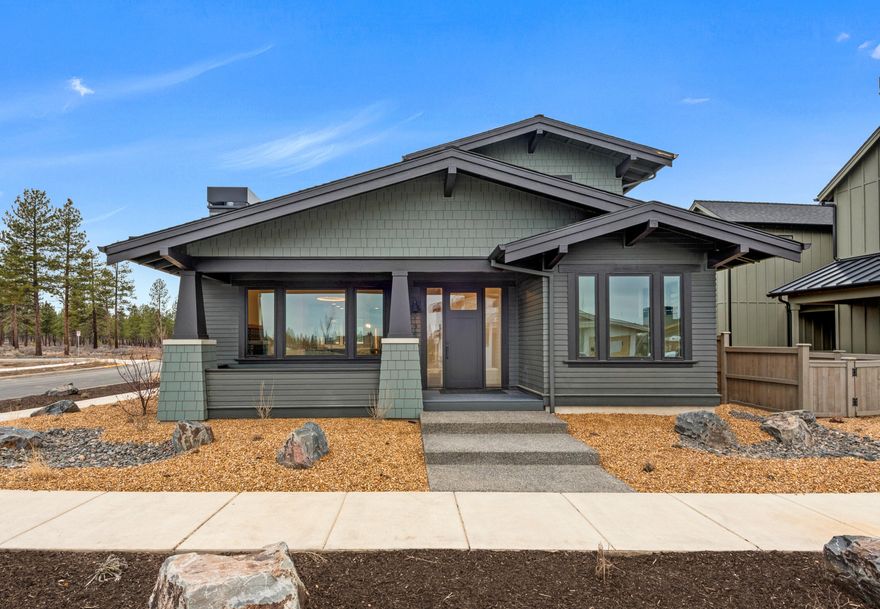 Stunning Discovery West home built by award winning collaboration of Ollin Construction & Jason Todd Designs. Covered front porch leads to entry/great room engulfed in natural light. Kitchen features exquisite appliance package, slab quartz counters and custom built-in cabinetry with soft-close doors and drawers. Main level resident suite with curbless walk-in shower, radiant heated bathroom floors and walk-in closet. Main level also features an office/study that could serve dual purpose as a guest space. Upstairs includes two guest bedrooms, full bathroom and loft area. Discovery West, situated on 245 acres on Bend's westside, is the newest community by the developers behind the award-winning NorthWest Crossing neighborhood. The neighborhood will offer a variety of home types and sizes, as well a community plaza and 40 acres of parks, trails and open land.