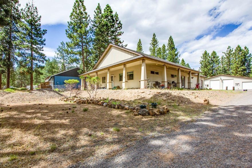 This Custom Craftsman built single story home sits on almost 1 acre. Enjoy a roomy 2063 sq. foot property built in 2008. A three bedroom and 2 bath with office/den. The new owner will love the large walk-in pantry, heated tiled floors in kitchen and master bath and so much more! A large 3-car attached garage and the shop! Yes....the shop! A 2000sf shop with two 12ft bays, finished half bath and office! RV parking and enclosed RV parking.
