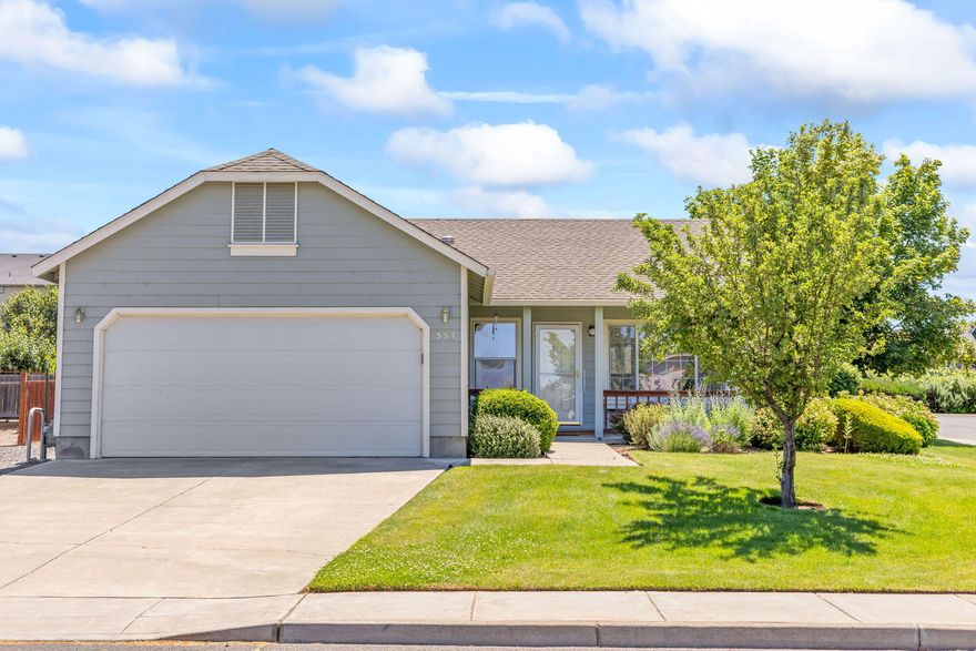 Join the Morning Crest community.  This home is in perfect condition.  Open floor plan with pitched ceilings and abundant natural light.  Fenced, private backyard.  Corner lot.  The location is perfect, close to parks, schools, the hospital, and shopping.  Room to park your RV or boat.  Most furniture currently in house included at no additional cost.  Don't miss out, call your favorite agent now for a tour.