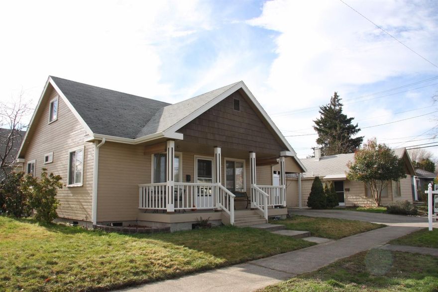 Great investment opportunity. 1st home is 2bd, 1ba, 840 sq ft, newer construction with a nice covered porch. 2nd unit is 1bd, 1ba, 712 sq ft, built in 1940 and includes large laundry room, new flooring, new paint inside and out, and new bark in the yard area.