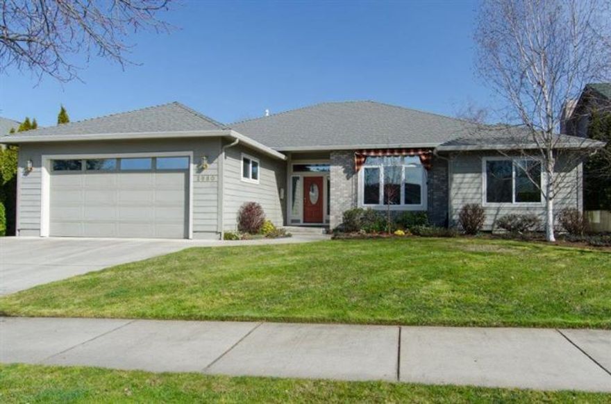 Great opportunity to live on a beautiful street that reflects pride of ownership. You will enjoy this spacious one-owner home that shows tender loving care and extremely light use. As you can imagine with only 3 bedrooms in 2215 sq ft, all of the rooms are quite large and the home has a light open, yet comfortable feeling! The well equipped kitchen with LOTS of storage and granite counter space opens out to the great room and dining areas. The great room has a gas fireplace surrounded by book cases and views out past the covered porch to the huge (almost a 1/4 ac lot) landscaped backyard with storage/potting shed (finished to match the home) and raised garden beds... This is one of the nicest good-feeling homes that you will find, so call your Broker now for a tour as it is priced to sell QUICK!