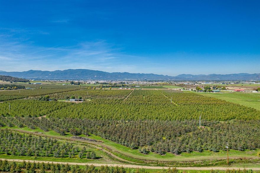 Naumes Orchard - 82.87 acres of prime irrigated farm ground with 2 homes! Currently operated as a pear orchard, with 75.69 planted acres. Conveniently located just a few minutes from Medford, Central Point and the Rogue Valley International Airport. This property would serve well as an estate quality Vineyard and Winery. Property is level and zoned EFU with irrigation and water rights from the Rogue Valley Irrigation District (80.30 acres) and the Medford Irrigation District (3.7 acres) via under tree sprinkler system with pumps and handlines. Irrigation equipment is included (several wind machines are negotiable). Property includes a 968 sqft, 3 bed/1 bath Labor House, 720 sqft Manufactured Home (1974, Single Wide) and a 2400+/- sqft equipment storage building. Potential to replace existing homes with new homes. Additional properties are available, call for more information.