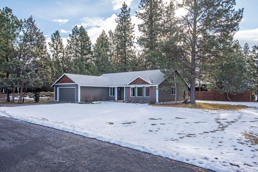 Highly sought after Buck Run home! Don't miss out on this well maintained home on a large, treed lot within walking distance to the quaint town of Sisters, OR. Additionally the Peterson Ridge Trail system is only 2 blocks away... fantastic for hiking, mountain biking, etc.! This home boasts 4 bedrooms, 2 bathrooms, ample living space, deck, large yard, garage and paved driveway. So close to town, yet feels remote and private.