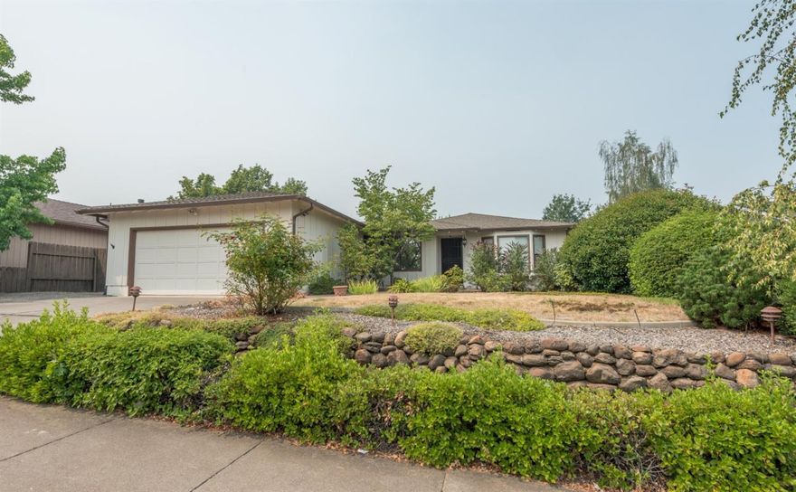 Very clean home in a nice, quiet location & surrounded by nice homes. Bay window in a lg living room, kitchen opens to a large family room & dining room with eating bar. Slider to a covered patio & a good size fenced backyard. Laundry rm w/ lg pantry/storage. Timed sprinklers in the front & back yards. Skylights in main bathroom w/ tile surround tub & shower. Master bath w/ lg tile shower & 2 closets. Close to everything including great schools! Move in Ready!!