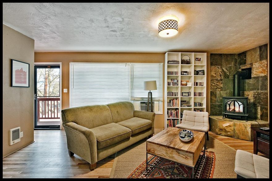 Perfect location 2 1/2 blocks above Boulevard, tucked away from the hustle and bustle. This adorable duplex is within walking distance to Ashland's premiere downtown shopping, restaurants, theaters, library, post office, SOU and grocery. Both units have separate entries, with 2 bedrooms and one bath. Each has cozy gas fireplace on slate hearth and washer/dryer hookups. Upstairs unit has deck with pleasant views, beautiful hardwood floors, ceiling fans, nicely updated custom tile shower, cozy breakfast nook, and storm doors. Both kitchen and baths have been remodeled within the last 3 years. Low-maintenance garden has beautiful pavers, ornamental gates, and custom window awnings. Property comes with an extra storage unit in front of double-wide carport.