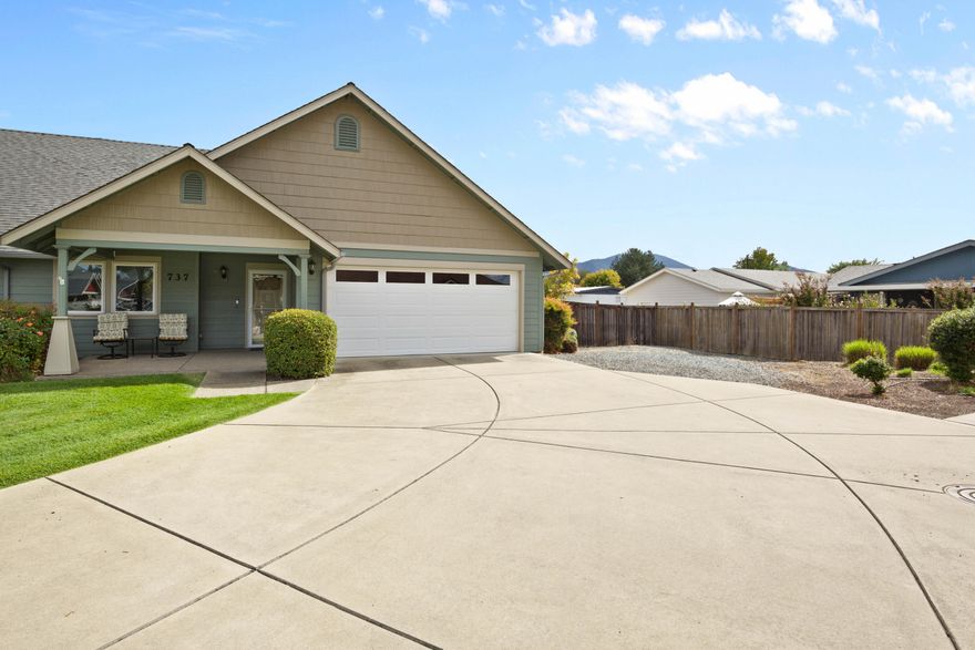 Sensationally Stylish Condo with Desirable Upgrades, Fenced Backyard, and NEW HVAC (2024)! Ideally located in an active 55+ community, this gorgeous 2BR/2BA, 1,288sqft home affords a leisurely lifestyle of both comfort and convenience. Step inside the beautifully maintained interior to discover an openly flowing layout, crown molding, neutral tones throughout, and a spacious living room with a gas fireplace. Enjoy the culinary possibilities of the chef-inspired kitchen, which has stainless-steel appliances, granite countertops, NEWER refrigerator (2023), gas stove, NEW dishwasher (2024), and an adjoining dining area. Both bedrooms are generously sized, while the primary bedroom also has an attached en suite boasting a dual vanity. Other features: attached 2-car garage, full guest bathroom with shower/tub combo, NEW water heater (2024) comprehensive $385/month HOA (covers roof, gutters, exterior paint, water, sewer and landscaping), close to shopping and parks, and more! Come See Today