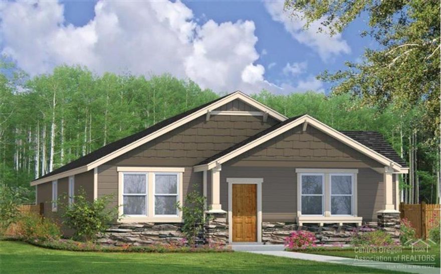 Jackson alley load single level floorplan. Alley load garage. Upgrades and/or inclusive features include: three car garage, masonry accents, granite countertops in kitchen, engineered hardwood in kitchen and dining, fireplace, full lap siding, gutters and enclosed soffits, insulated garage/door, and much more. Estimated completion: 12/31/14. Currently submitted for building permits to City of Bend.