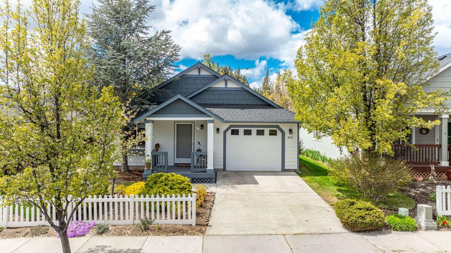 Welcome to the charming community of Summer Creek, Redmond's premier 55+ community conveniently located in SW Redmond!  This home is nestled in the back of the neighborhood, allowing for a quaint and private setting with mature landscaping.  This one bedroom PLUS den has recent upgrades including new  flooring, completely remodeled/updated bathrooms, new exterior paint and a lovely fenced rear patio that was recently epoxied. Home also boasts vaulted ceilings, gas fireplace, quartz kitchen countertops, single level, open living floorplan with attached garage.  Summer Creek is a desirable community near Ridge View Highschool, The Greens of Redmond Golf Course and the Redmond Airport.  Enjoy use of a Community Center and stroll the impeccably manicured lawns and common spaces, all included/maintained by the HOA! Come see all that Redmond has to offer and make Summer Creek your home!