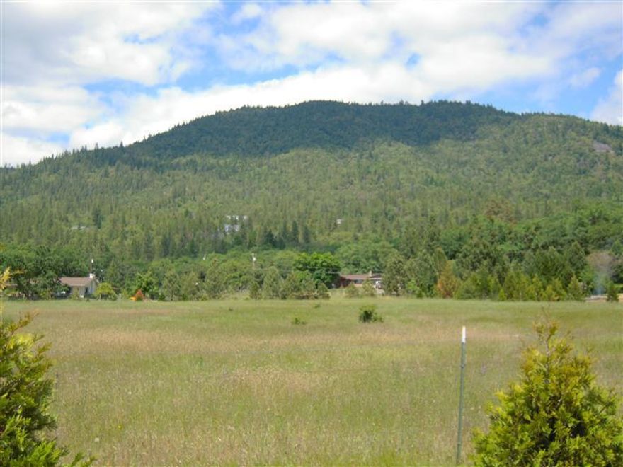 Colonial Valley flat 2.71 acres with beautiful territorial and mountain views. Located in a premier area of luxury homes. Close to Grants Pass, yet country quiet and peaceful. Well already drilled. 2003 well log shows 7GPM. Septic approval. Perfect location to build your dream home and enjoy the beautiful sunsets!