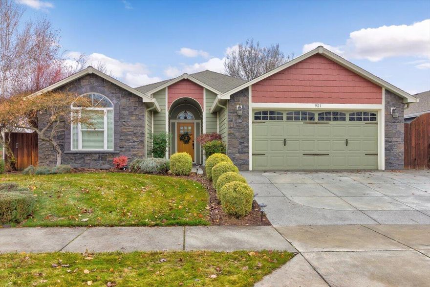 Move-In ready, quality constructed home! This home has it all - incredible low maintenance landscaping, sky lights, granite counters, coffered ceilings, a gas fireplace, soaking tub in the large primary bedroom/bathroom, stamped concrete patio with natural gas hookups, RV Parking, backyard water feature, and so much more!

All information deemed reliable but not verified. Anyone considering the purchase of this property should perform their own investigation into the uses and condition of the property.