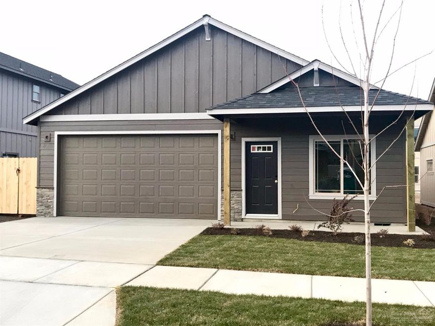 Near completion! Cherry floor plan in one of Redmond's premier neighborhoods. 3 bedroom, 2 bath, 1,745 sf of living space. Lg great room w/fireplace open to Dining w/eating bar, Quartz slab counter tops, all Stainless Energy Star appliances & spacious pantry. Gas forced air high efficiency furnace & A/C ready. Double car garage, front landscaping w/ auto sprinklers, fully fenced. Model home @ 3095 NW Alder Pl Thu-Mon, 12-5pm