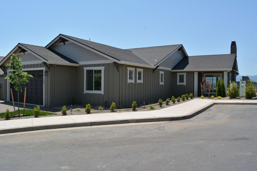 Sold Only.  Amazing, unobstructed views of the valley.  This NEW, one level home is located in Silver Oaks, a 55+ Community built by Mahar Homes, Inc.  This home offers an open plan with an island kitchen.  All landscaping and fencing is included.  Earth Advantage Certified.  The listing agent is related to the seller.