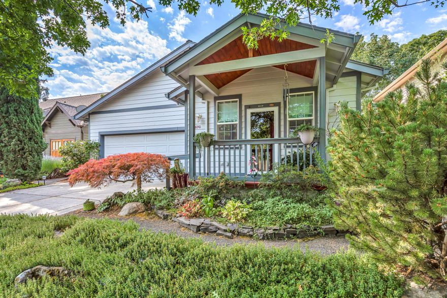 Located in the sought after Clay Creek Gardens subdivision, this home has access to numerous of designated open spaces, community garden boxes and trails, etc. This single level well maintained home is absolutely ready for the next homeowners who would enjoy a beautiful low maintenance front and backyard. The kitchen, dining and great rooms are very open. Featuring hardwood Oak flooring and offer great natural light. Kitchen features slab granite countertops and tons of storage. Three roomy bedrooms, two nicely appointed bathrooms, and interior laundry with washer and dryer included. Spacious two car garage, charming front porch plus a fully fenced rear patio for gardening.