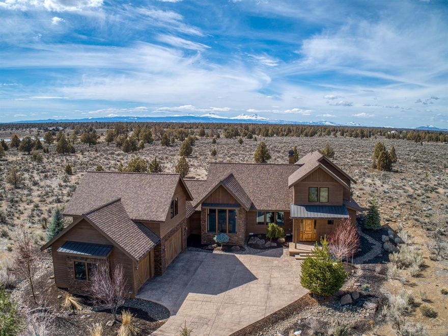 Amazing Ranch Style Home with Stamped Concrete Driveway, Lots of Windows for Natural Light, Vaulted Ceilings with Wood Accents, Natural Stone Fireplace with Beamed Mantle, Hard Wood Floors, Knotty Alder Cabinets, Beautiful Granite Island and Countertops with access to the Covered Outdoor Living Area that is Great for Entertaining with Fir Pit and Mt Views, Gorgeous Master Bath, Tiled Floors, Counters and Showers and Soaking Tub, Two Separate Upstairs areas, one is a Spacious Bonus Room, the other is Two Bedrooms with Mt Views and a Jack and Jill Bath between, Great for Privacy, Tiled and Granite Utility Room, Three Car Garage with Shop Area. Enjoy all the Benefits of Membership, Athletic Center with 3 Pools, Water Slide and Lazy River, Equestrian Center, 18 Hole Golf Course, Spa Brasada, Restaurants, Hiking, Biking, Horseback Riding, Fishing and much more!