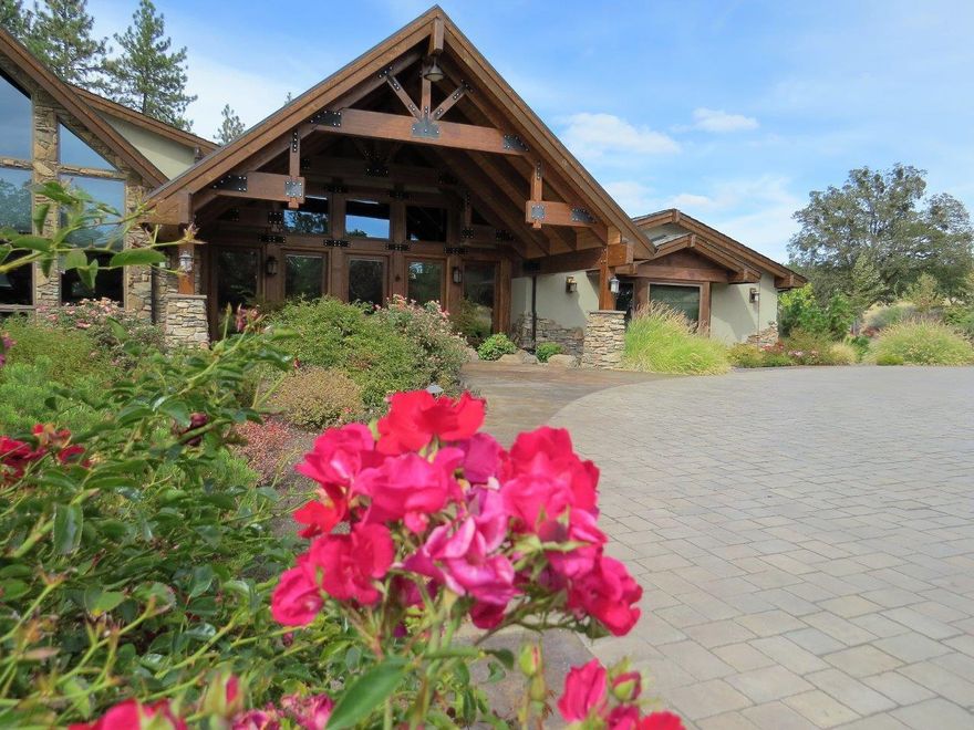 Exceptional construction on this 5285 square foot home. Located just below Upper Table Rock in a private but yet close to town area with 30.27 acres that are a combination of rolling hills and shady trees. Custom design with 3 bedrooms and 4 bathrooms, even the guest rooms are spectacular! This open floor plan with lots of large windows offer a kitchen, dining, and great room that complement each other. For your family, and/or those social gatherings, there is an additional game room with a bar and ample room for seating for any show or game. The home is situated just right to take advantage of the outdoor living, which includes a vanishing edge pool, hot tub and an full outdoor kitchen. In addition there is a 5 car shop with a spacious office upstairs. From there you can cross the bridge to the barn with a couple of stalls and equipment bays. Take the gated entry up the paved drive to this spectacular home!