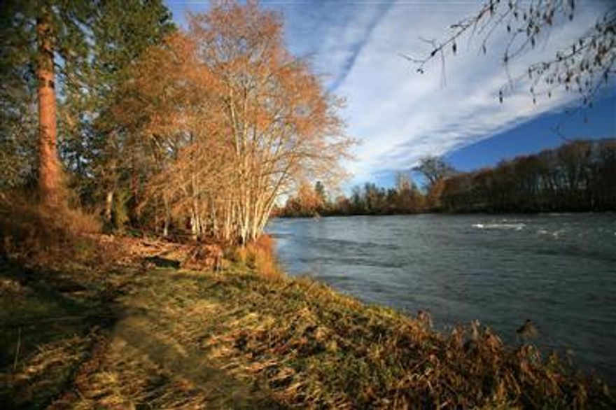 Exceptional River Front Property. 10.99 park like acres on the beautiful Rogue River. Rare find with an established homesite, 30 GPM well, & a (4)bedroom septic system already installed. Relax and enjoy the fresh air on this gorgeous wooded acreage w/majestic Ponderosa pines, Oak trees, Bull pine, Fir trees & more. Incredible private setting in area of million dollar + properties. Only 10 minutes to this peaceful paradise from the core valley & only 15 minutes from the Medford Airport.