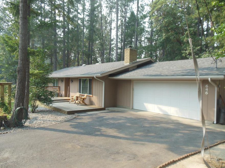 This completely remodeled home in 2015 is a must see. It has magnificent curb appeal both inside and out. Granite counter tops, engineered hickory flooring, hickory wood cabinetry, knotty alder pine doors, tile in both bathrooms and sunken living room with pellet stove too. Warm country feeling throughout this beautiful home. Front and rear deck, new sod lawn in front with sprinkler system. Detached shop/storage room (480 sq. ft.) This is turn key, like new home-come see!!! Desirable location in Murphy area.