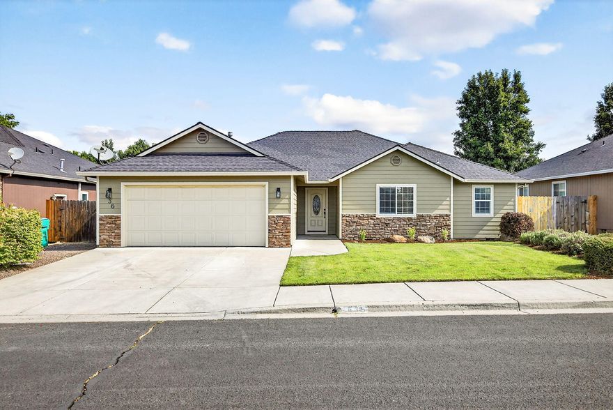 This home has been recently updated with new interior paint, LVP flooring, carpet and lights.  This  4-bedroom, 2.5-bath home offers 1,987 sq ft of well-designed living space, including both a living room and a family room-perfect for entertaining or relaxing.  The layout flows seamlessly from room to room, while the generously sized bedrooms provide comfort for the whole family. Located on a large .18 acre lot, with a raised garden bed and separate dog kennel in a convenient neighborhood close to schools, parks, and shopping.