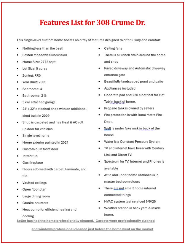 Sexton Meadows Subdivision - Residential