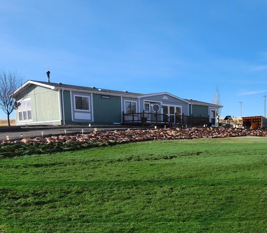 Beautiful, peaceful views from this mini acreage! Located 30 minutes from Madras in the scenic & historic town of Antelope, OR. Light streams abundantly through this open home. The SW master boasts en-suite WIC & master bath w/soaking tub. Large open kitchen, 2 nice sized bedrooms, a 2nd bath & a 2nd LR/great room make this home extra spacious. Outside you'll find a lovely covered  porch & the perfect tall 3 door 6 bay shop, insulated, ready for your mancave projects or just keeping your vehicles  & RV out of the weather. 2 RV spots with water & 30 amp electric for visitors or? 2 water mains are dedicated to this property. City has recently upgraded city water piping