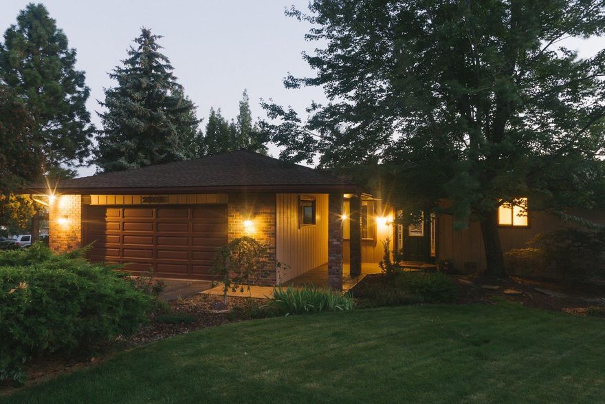 This lovely custom home on a quiet dead-end street features expansive views of the city, the basin and Mt. Shasta which can be enjoyed from nearly every room! Highlights include professional landscaping, a cozy central gas fireplace, an airy, updated kitchen by James Borror Custom Cabinets, a convenient office, a large downstairs rec room, wine storage and new carpet. The master bedroom boasts a generous walk-in closet, a large sliding glass door to the deck and a newly remodeled bath. The two car garage is extra long and wide, providing space for motorcycle parking and additional storage. There is a 3rd tuck-under garage stall with an adjacent workshop. The large deck runs along the entire length of the home. A second driveway offers ample parking for your RV and more. The back lawn is large, flat and fully fenced creating a great space for outdoor enjoyment. The apple, peach and pear trees bear abundant fruit. You will be only the third owner of this carefully tended home.