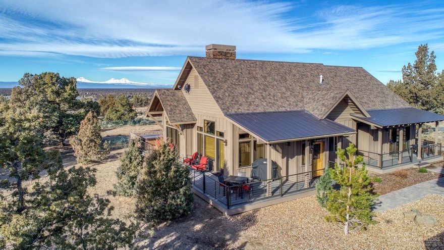 Sage Canyon Cabins blend rustic elegance with casual sophistication. This four bedroom fully-furnished cabin features an open floorplan with a gourmet kitchen, dining and living room areas. Beautiful Cascade Mountain Views are clear from the back patio. Ranch style living is experienced at its finest with beautiful hardwood floors, an inviting fireplace and luxurious interior furnishings. The kitchen is fully stocked with all of the necessities and more to create any culinary masterpiece. All four bedrooms include king beds and are suites. The bathrooms have tile floors, granite countertops and walk-in showers. The large patio is a wonderful place to unwind in the evening as you BBQ on the grill, relax on the patio furniture and enjoy the outdoor hot tub while catching Brasada's glorious sunsets. This cabin is a short walk to all of the resort's amenities making it an ideal location.