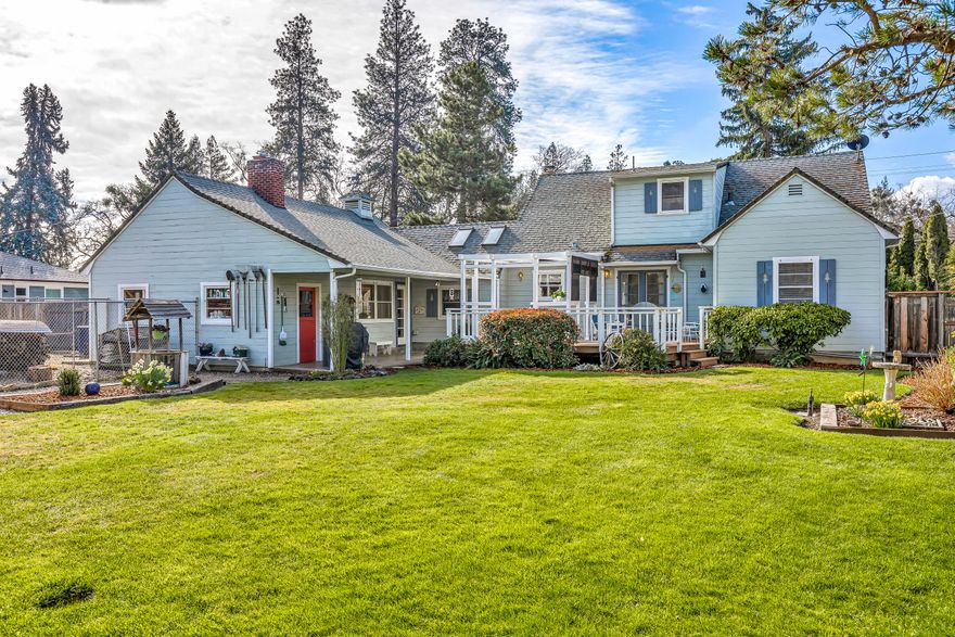 Welcome to 3300 W Main, as you enter into the property you will find a half round driveway and a park like setting. The farm style house has a modern rustic feeling complete with tile, hardwood, and vinyl floors. The house boasts large bedrooms, a den and a large living room. You have the option of eating in the good sized dining room or breakfast nook with a sit in bay window. The hand picked wood finishes shows extreme attention to details as well as a warm feeling. You will find ample built in storage throughout the house. The home has a newer HVAC installed 11/21. As you enter the back yard it feels inviting to entertain large family gatherings. There is a koi pond, shed, work shop, garden area and room for your 4 legged friends. The current owners have taken great care of this property and it shows amazing. Schedule a viewing of this oasis today!