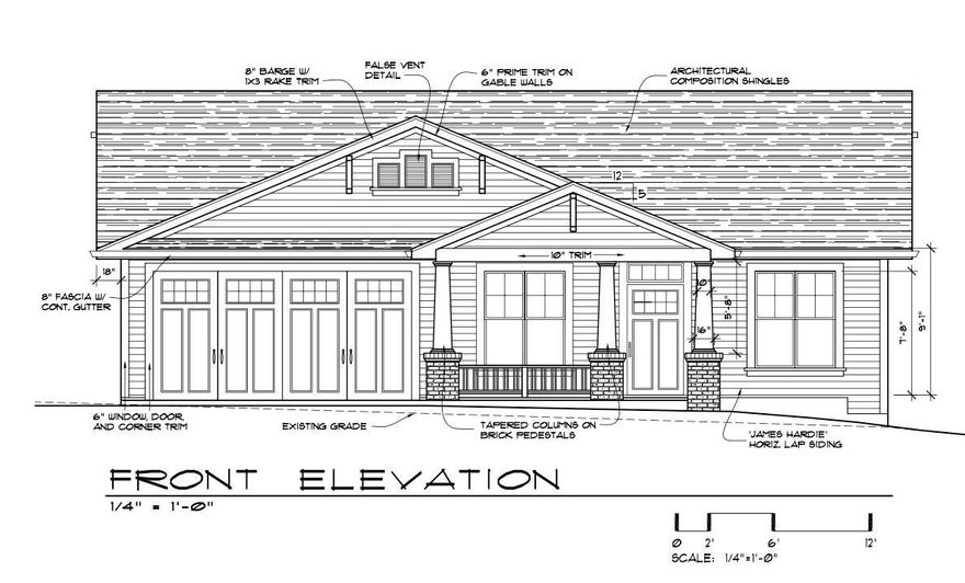 This stunning new single level home is being built by Taylored Elements Construction to Earth Advantage Platinum standards. Perhaps Ashland's most desirable new subdivision with remarkable views of the surrounding mountains, close to the Bear Creek greenway, schools and a short distance to downtown Ashland. Three bedrooms and 2 bathrooms, spacious open kitchen and living room with tall ceilings and engineered hard wood floors in the main living area. The modern feel is complemented with a gas fireplace, custom cabinetry with soft close drawers. High efficiency heating and cooling, low flow faucets, low/no VOC paint and so much more. You will love having this be your home. Call today to schedule your appointment and make your own selections on paint colors and countertops. Home is under construction so photos are examples of Taylored Elements quality of work.