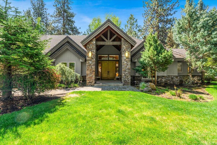 Welcome to this thoughtfully designed home situated on a quiet corner lot in a peaceful cul-de-sac. With 3 spacious bedrooms, including a true primary suite and a second oversized ensuite bedroom. This layout offers rare flexibility for multi-generational living, guests, or a luxe home office setup. A dedicated office and open-concept living area add comfort and function, featuring a cozy breakfast nook and separate dining space perfect for entertaining. Upstairs, a giant bonus room provides endless possibilities; Ideal for a media room, play area, or home gym, while the main level lives like a true single story. An oversized two-car garage offers ample space for storage, hobbies, or extra gear. With soaring vaulted ceilings and a thoughtful layout, this home blends style and practicality in every corner. Tucked into a desirable neighborhood on a spacious corner lot, it's a special place to call home.