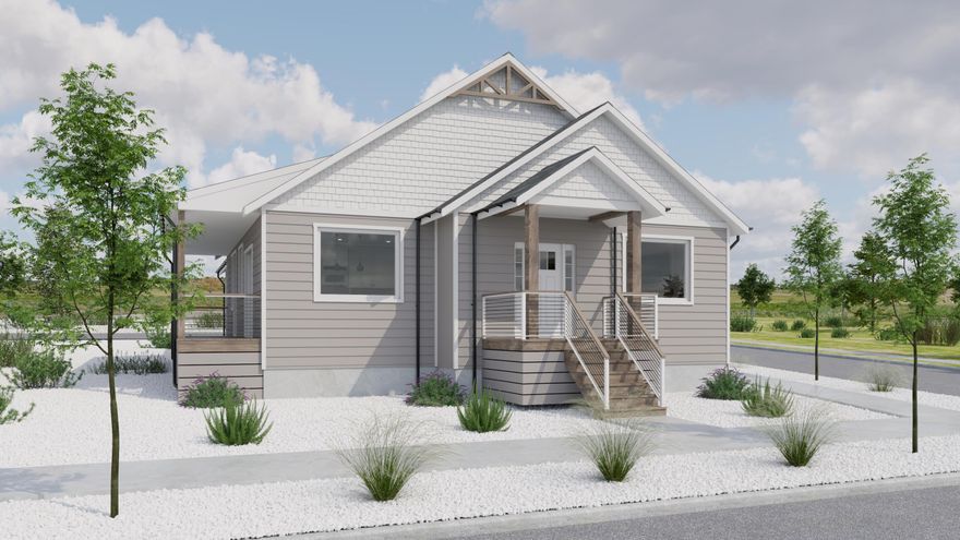 Don't miss out on this incredible opportunity to own a brand new, custom built home at an affordable price in the beautiful Yarrow subdivision. 3 bed, 2.5 bath home features 1,571 sqft of high end living space & incredible mountain views. Interior features include 9 ft ceilings, custom white cabinets w, soft close hinges, quartz countertops, laminate plank floors in the main living area, stainless appliances, fiberglass walk in shower in primary bath, gas fireplace, gas water heater & so much more! Smart features include smart switches on the front porch, deck & kitchen, smart thermostat, smart deadbolt, & smart garage door opener. USB plug in kitchen & primary bedroom. Prewired for solar w/ 240 amp circuit & conduit to attic. Outside you will find front & backyard landscaping w/ irrigation, composite deck w/ wire cable railing. Covered front porch. Finished double car garage. Seller is Oregon licensed real estate broker.