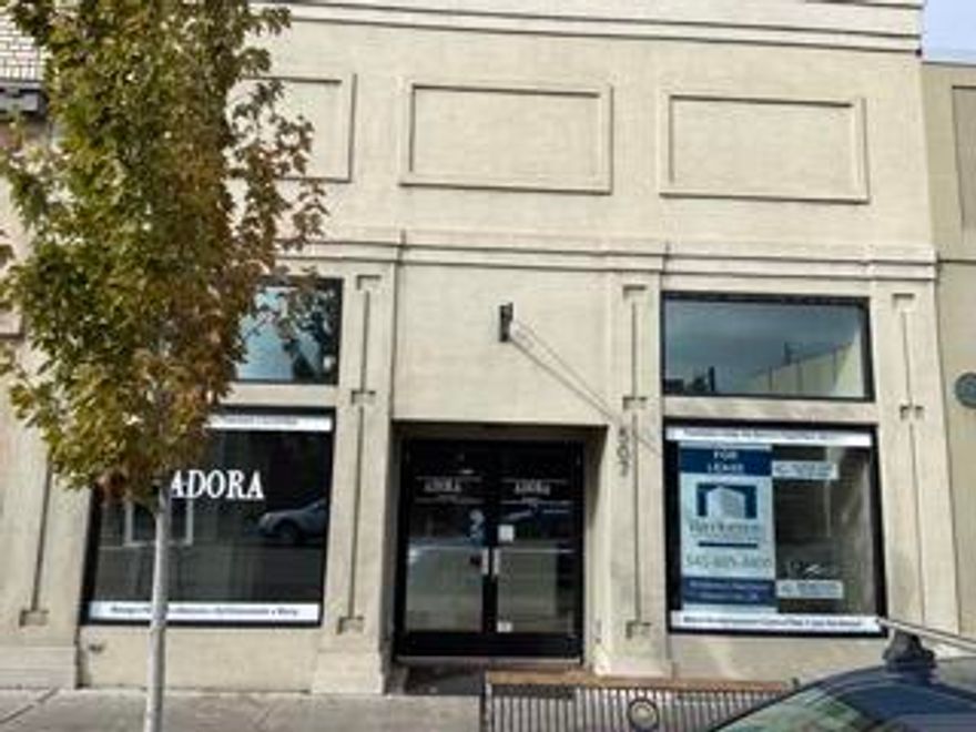Retail space now available in prime downtown Klamath Falls location. Lots of natural lighting, tall ceilings, large front windows, large retail space with wood flooring and built-in shelving, in front with private rooms in the back. City parking lot in back with back entrance. Excellent Main Street frontage. Former location of Adora Salon & Day Spa and a clothing store before that. Plumbing in place for hair and nail salon or ready to go for other retail or office space.