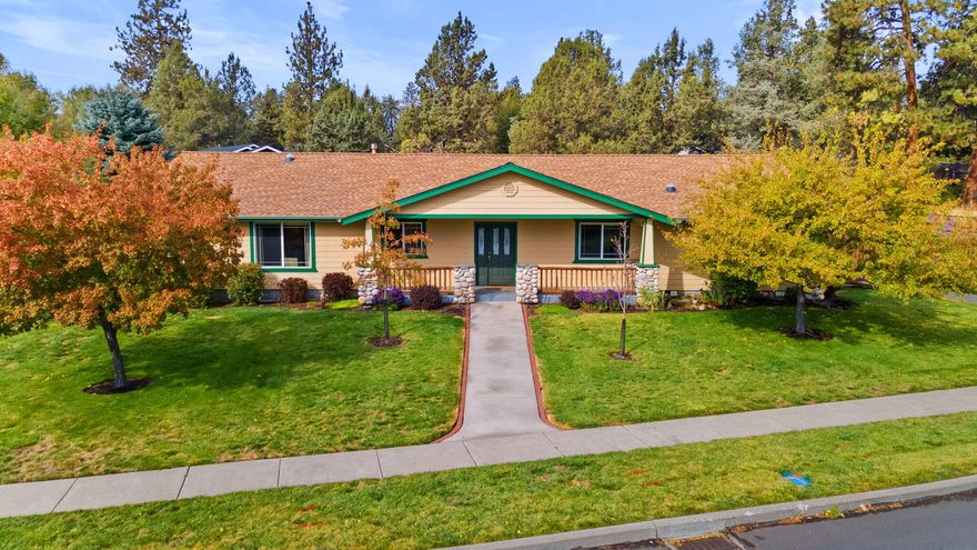 Discover the perfect blend of comfort and functionality in this single-level home on an oversized corner lot in SE Bend. Set on more than a third of an acre, this property offers space to live, work, and play. The home features an attached 2 car garage plus a detached, heated, and insulated shop—ideal for projects, hobbies, or extra storage.  There's even more to appreciate on the inside. Vaulted ceilings, spacious rooms and plentiful windows create a light-filled, welcoming vibe throughout this well-designed floor plan that includes three bedrooms, an office or 4th bedroom and 2.5 bathrooms. A new luxury tile shower in the primary bathroom, included washer and dryer plus 50 amp plug in the garage for EV charging are just a few of the extra features you'll find here. Enjoy the fully fenced yard with RV parking, garden sheds, and plenty of room to expand or entertain. A rare find that combines privacy, practicality and Bend's sought-after lifestyle—all in one well-cared-for property.