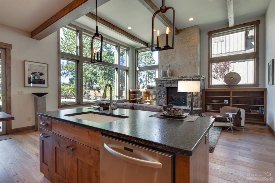 Nestled between PointsWest, Seventh Mountain Resort and Widgi Creek Golf Course, Milepost 1 lets you customize a variety of townhomes and single-family homes at the front door of the Deschutes National Forest. This 2,922 sf, 4 bedroom, 3.5 bath home on the 16th fairway of Widgi Creek Golf Course offers luxury living and a low maintenance lifestyle. Convenient access to Mt. Bachelor, trails, golf courses, and all the recreation that lies on Bend's west side.