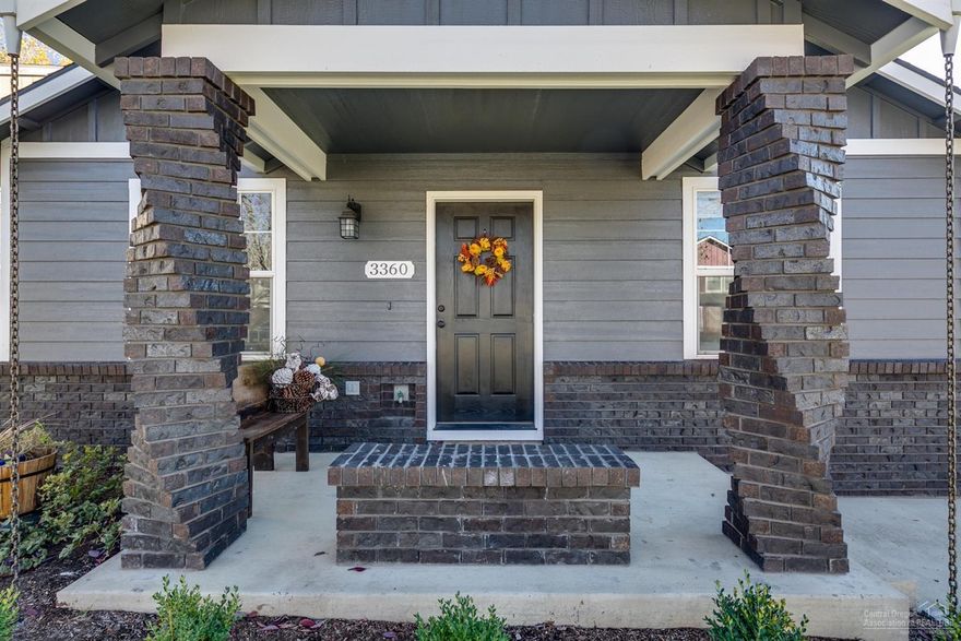 You will love this stylish and updated home in SW Redmond! This home is turn-key with too many upgrades to mention! To list a few: central A/C, luxury vinyl plank flooring throughout, custom floor to ceiling stone fireplace w/barn wood mantle, SS appliances, refinished cabinets, quartz countertops with travertine backsplash in kitchen, exterior brick wainscoting, new interior and exterior paint. Enjoy paver patio with propane fire pit overlooking the fully landscaped yard w/sprinklers. A MUST SEE! Listing agent related to sellers.