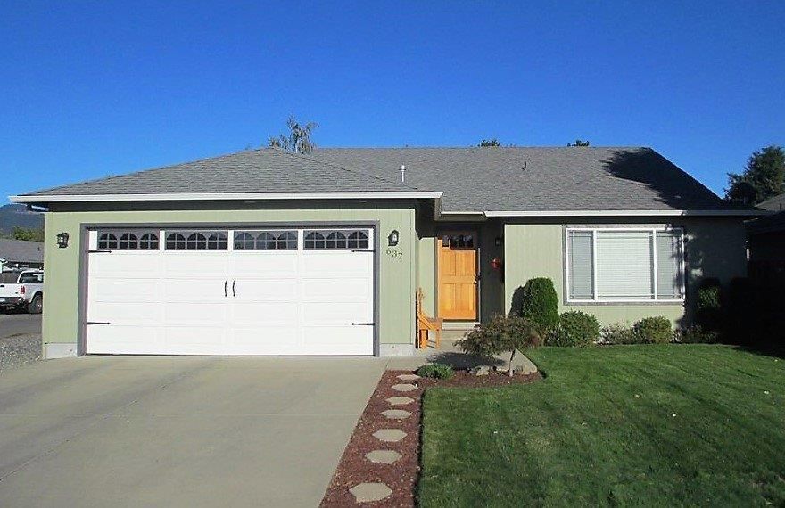 The beautiful front and backyard gives you an idea of what care has been taken to keep this house in great shape. You'll feel right at home in a large welcoming living room with vaulted ceilings. The open floor plan makes for easy entertaining and a relaxing patio right off the kitchen is perfect for barbecuing. New dishwasher, stove, microwave, water heater, 2 year old AC unit, two year old new exterior paint, two year old new vinyl floors in kitchen, bathrooms and entry.