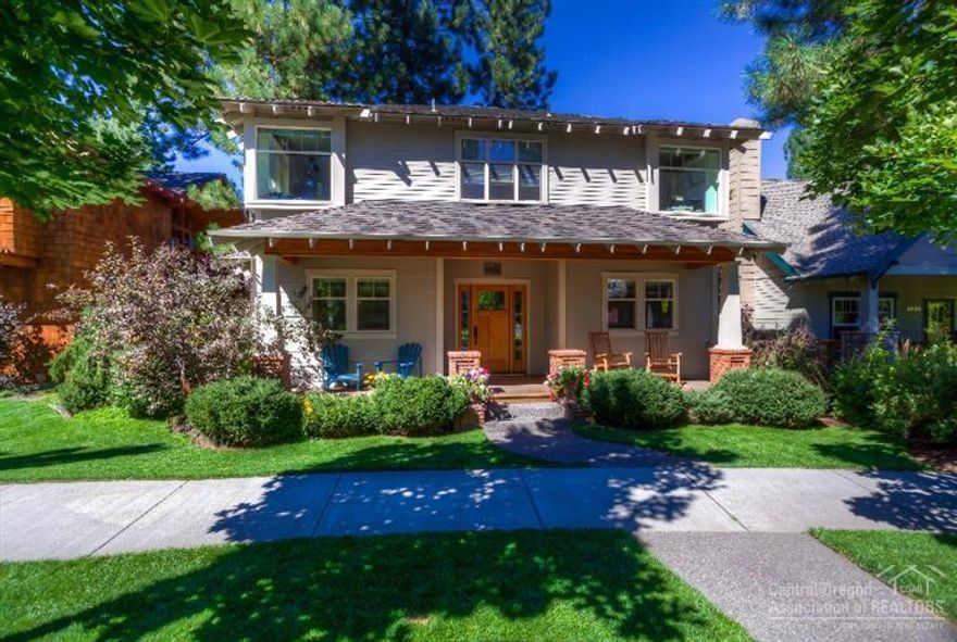 Rare & hard to find fully permitted 600sqft 1bed ADU above detached garage. $985mo rent & has only been vacant 3 days in 6yrs. ADU has a two wall kitchen w/Island & full-size range/oven w/downdraft, microwave, energy saver D/washer & refrigerator, builtin desk, shelves w/TV area. Main houses is 1850sqft 3bed 2.5 bth w/cherry wood floors & radiant floor heat through out. Stainless appliances w/hood vent & new dishwasher. Inglenook off living room w/fireplace. Noritz continuous flow hot water heater.